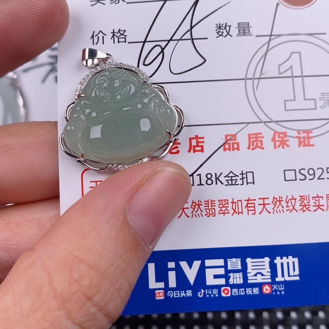 翡翠银S925镶嵌颈饰