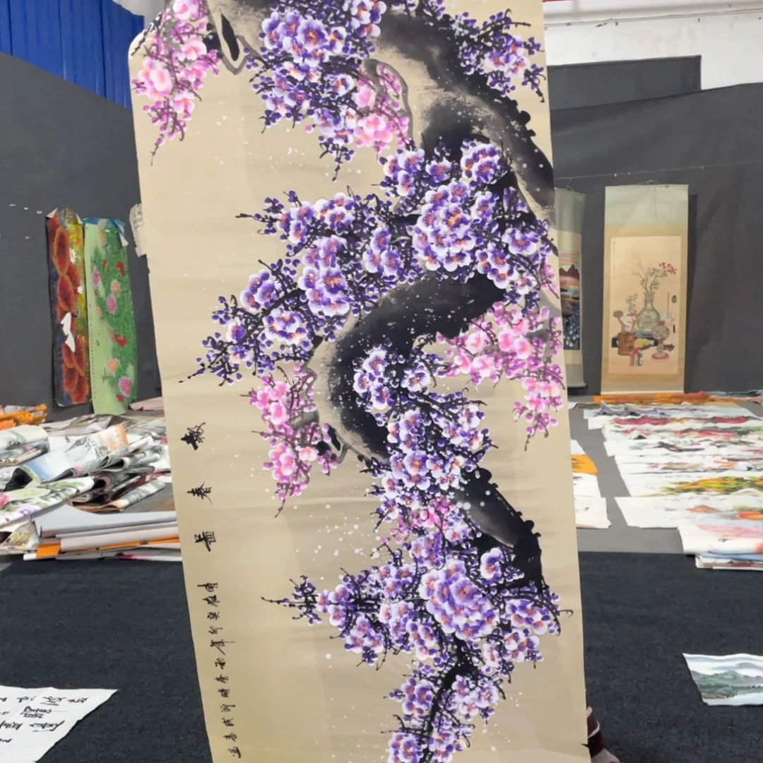 国画国画作品画心一张