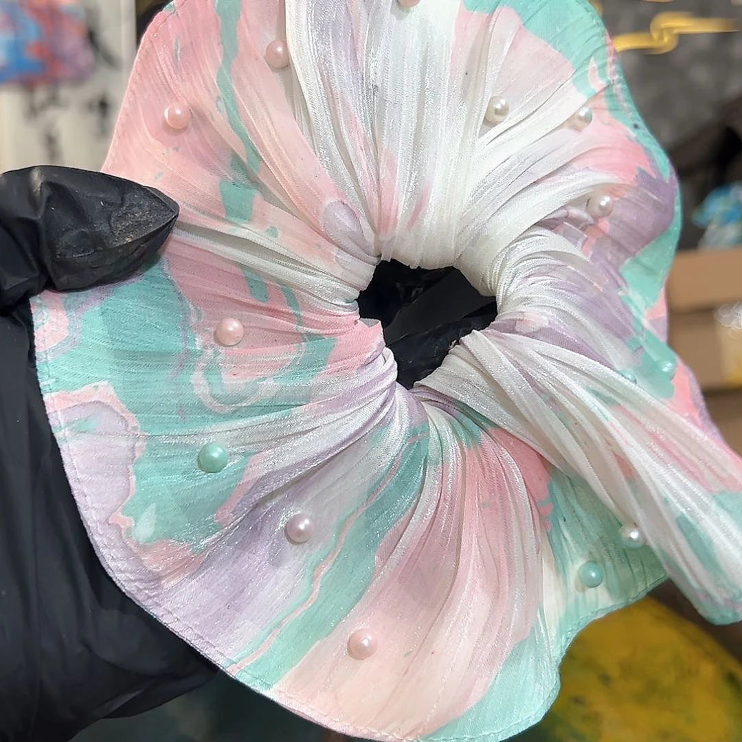 800百褶裙发圈浮生若梦