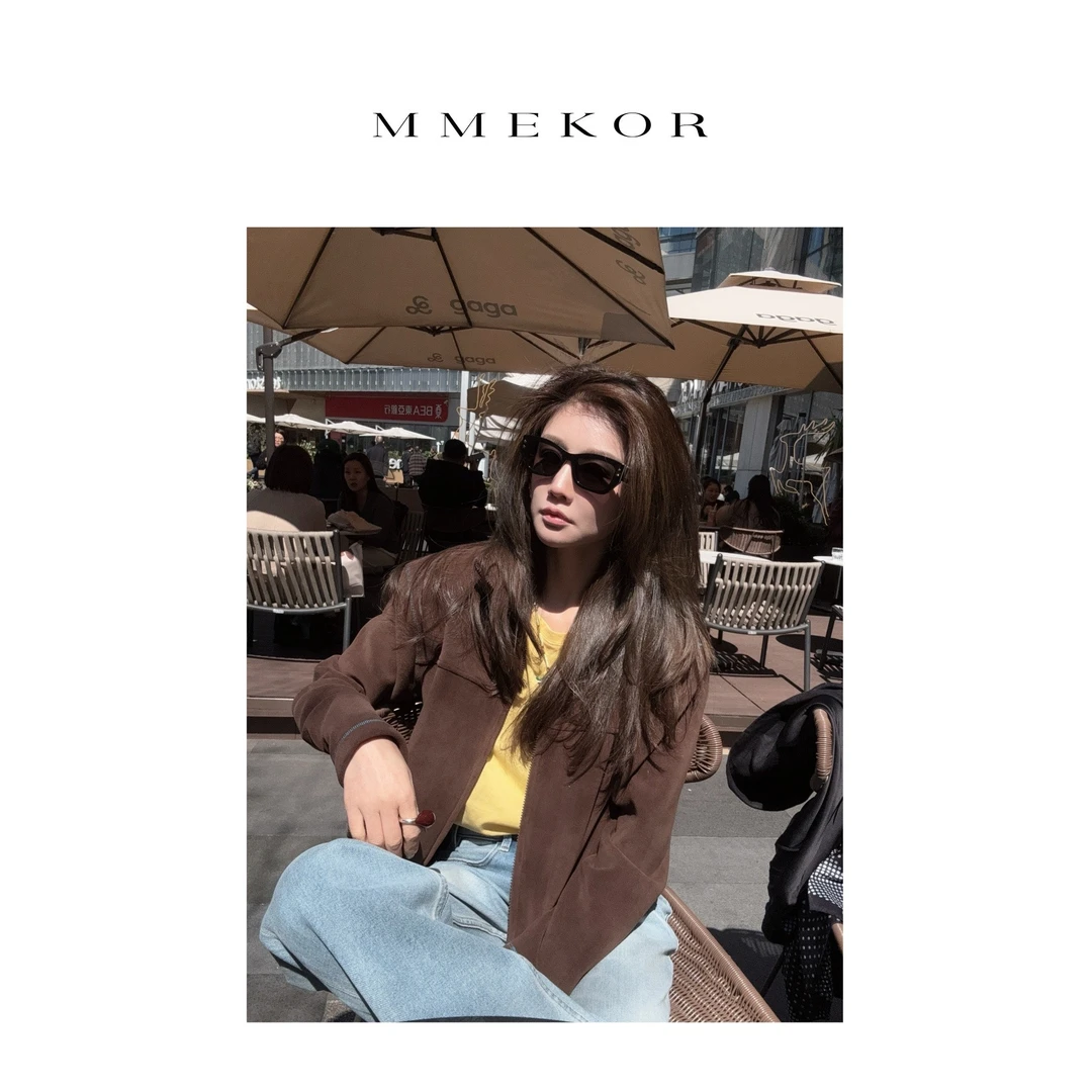 MMEKOR“生巧外套”2025新款活力常青藤慵懒卫衣 89638