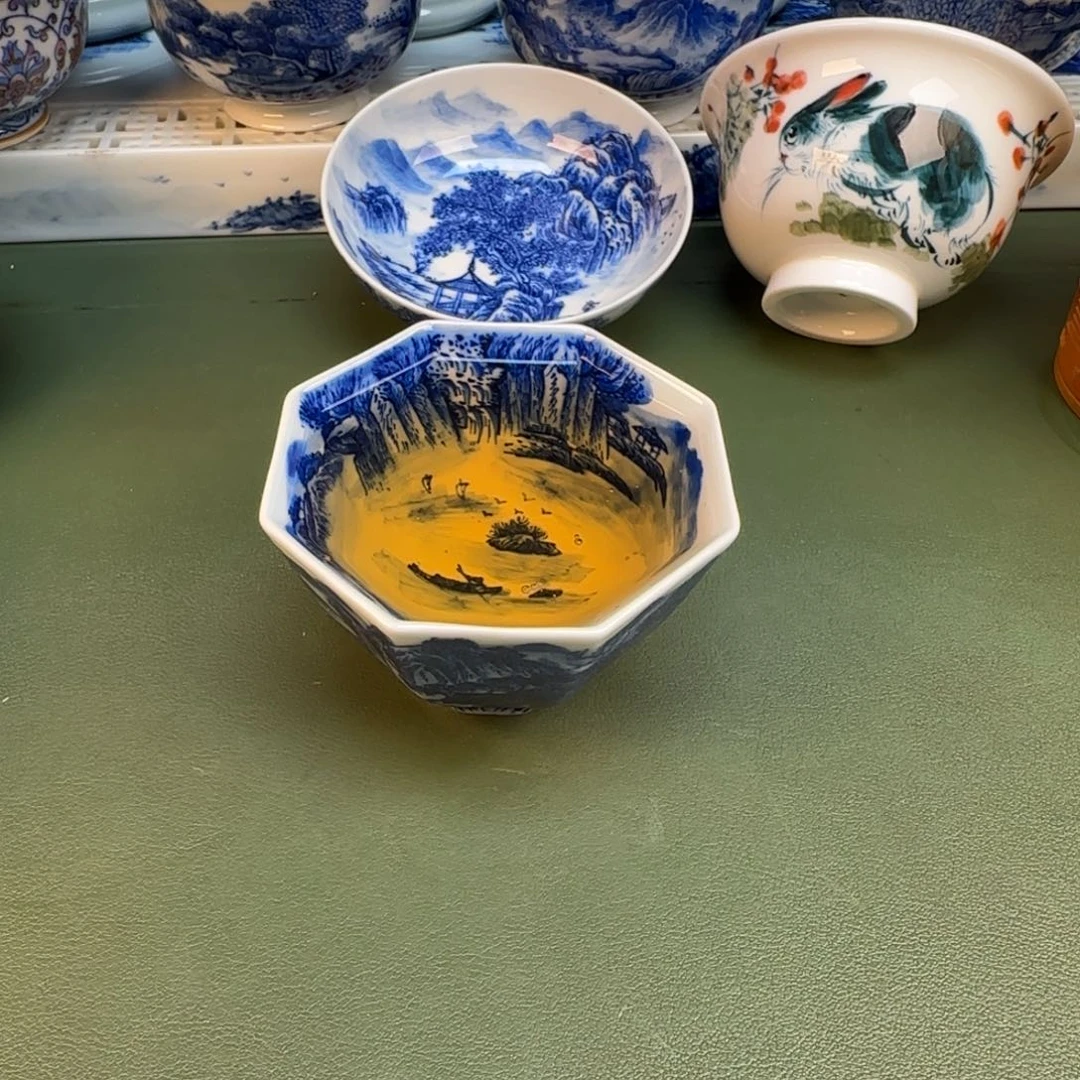 纯手工纯手绘茶具石头94