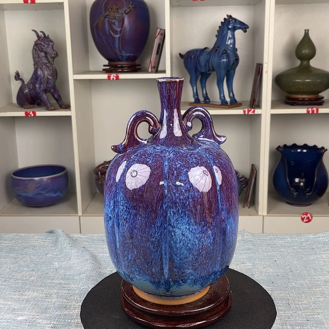 瓷片福瓜瓶大师作品