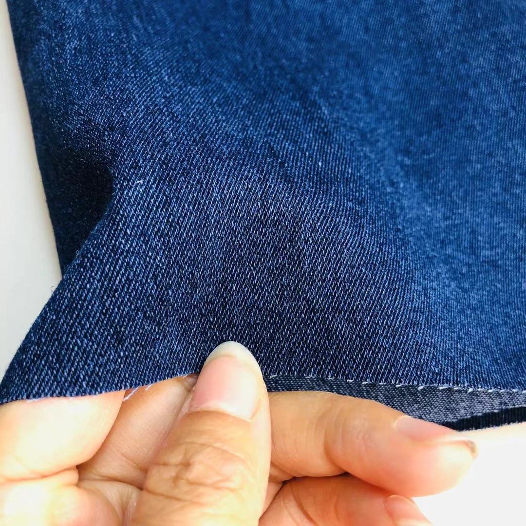 牛仔蓝纯棉弹力牛仔布 （幅宽1.4米）