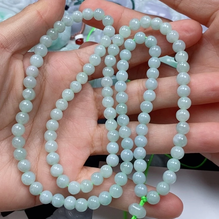 翡翠颈饰未镶嵌尺寸卡5.7