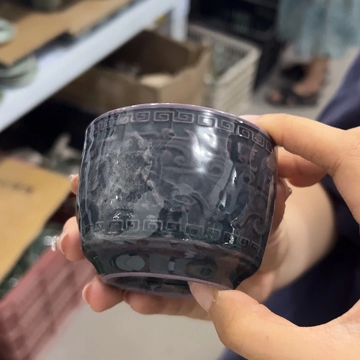龙泉云间青瓷小米茶器