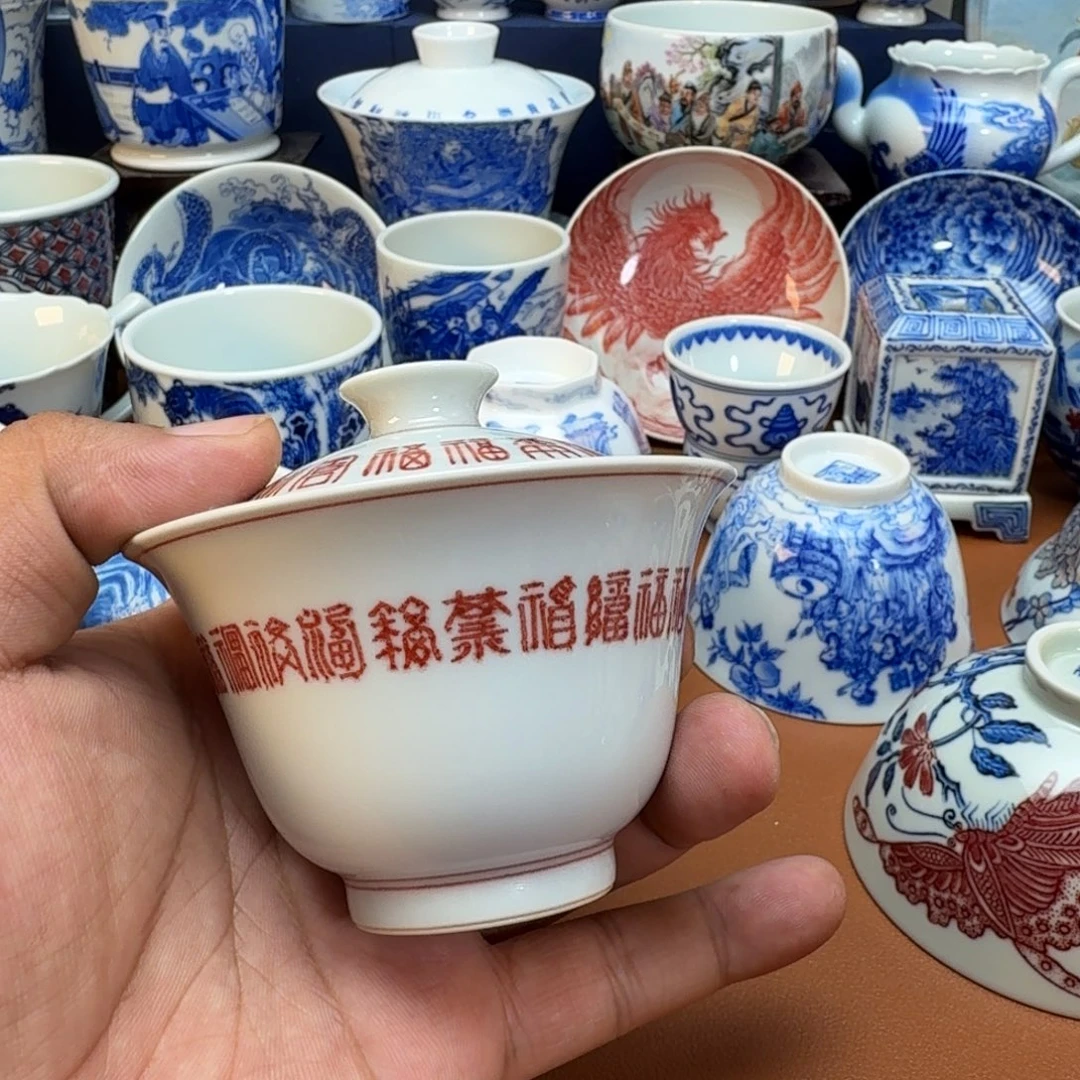 奋***e杯子景德镇全手工手绘陶瓷