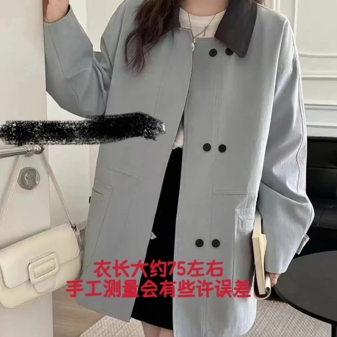 8512风衣时尚减龄简单大气