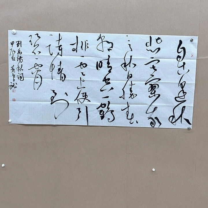 书法黄孝斌138*68㎝*******湖北LS