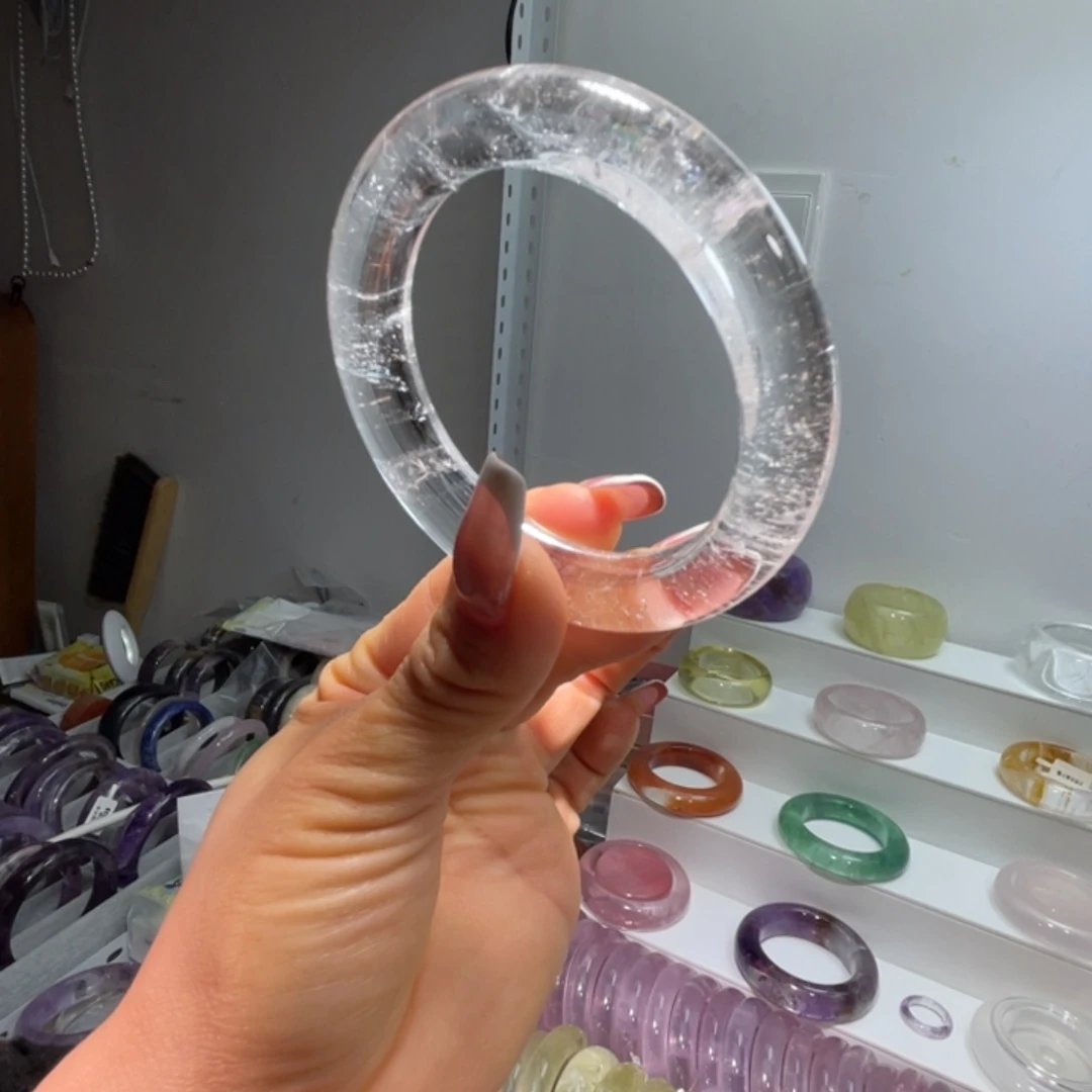 未镶嵌水晶手镯手镯58.8圈口12号