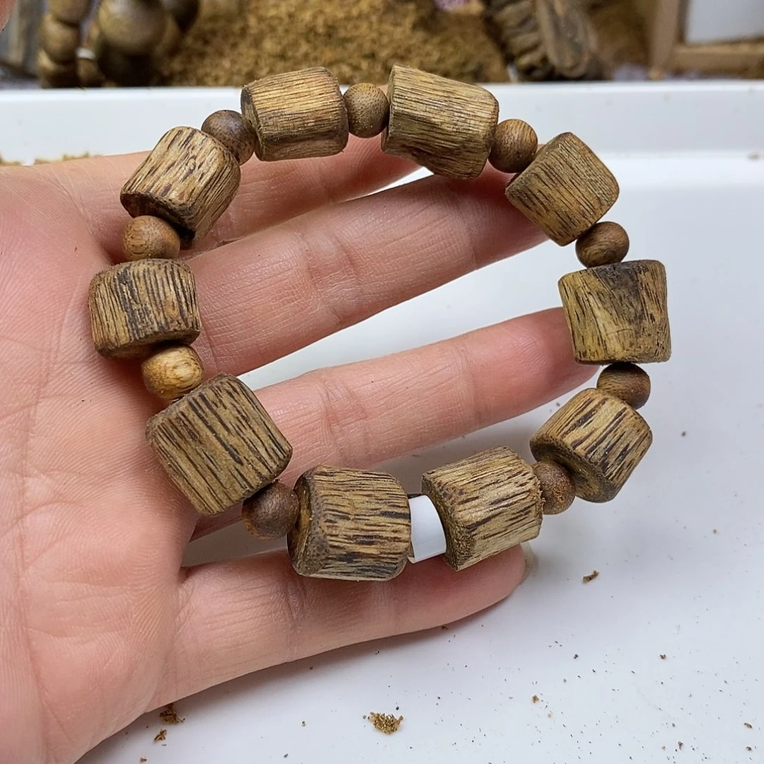 沉香手串凡****n乌身规格1.5-15