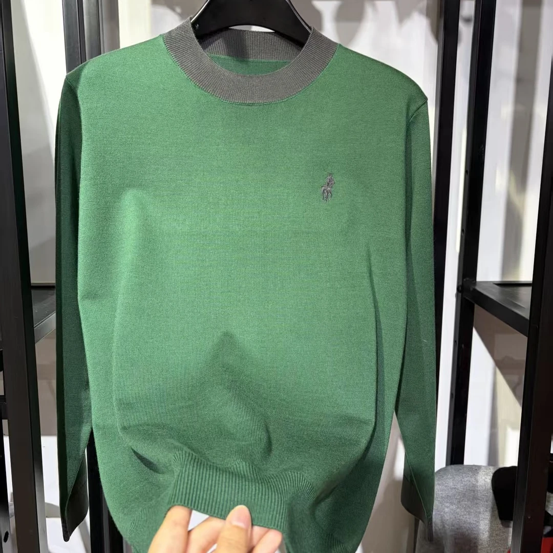 男士毛衣2025秋冬新款欧版男士轻奢高品质潮流针织衫套头圆领