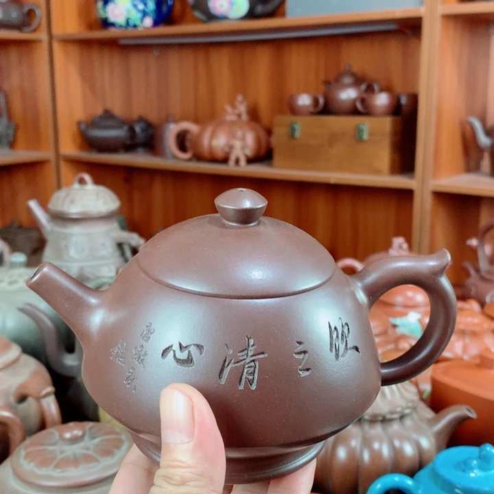 茶壶紫砂宜兴紫砂壶约320cc