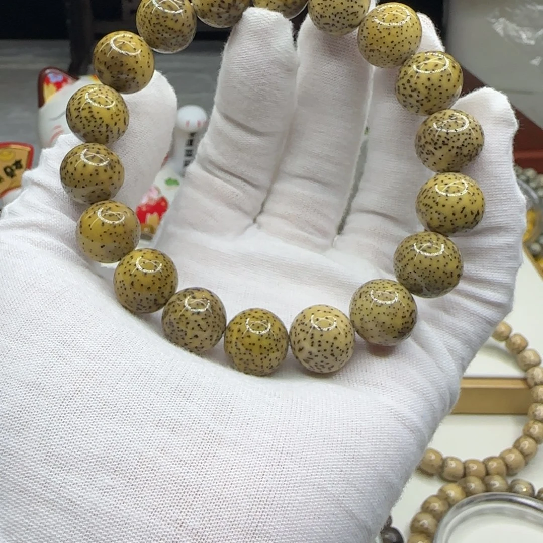逍***在星月菩提手串石玉14×14正圆