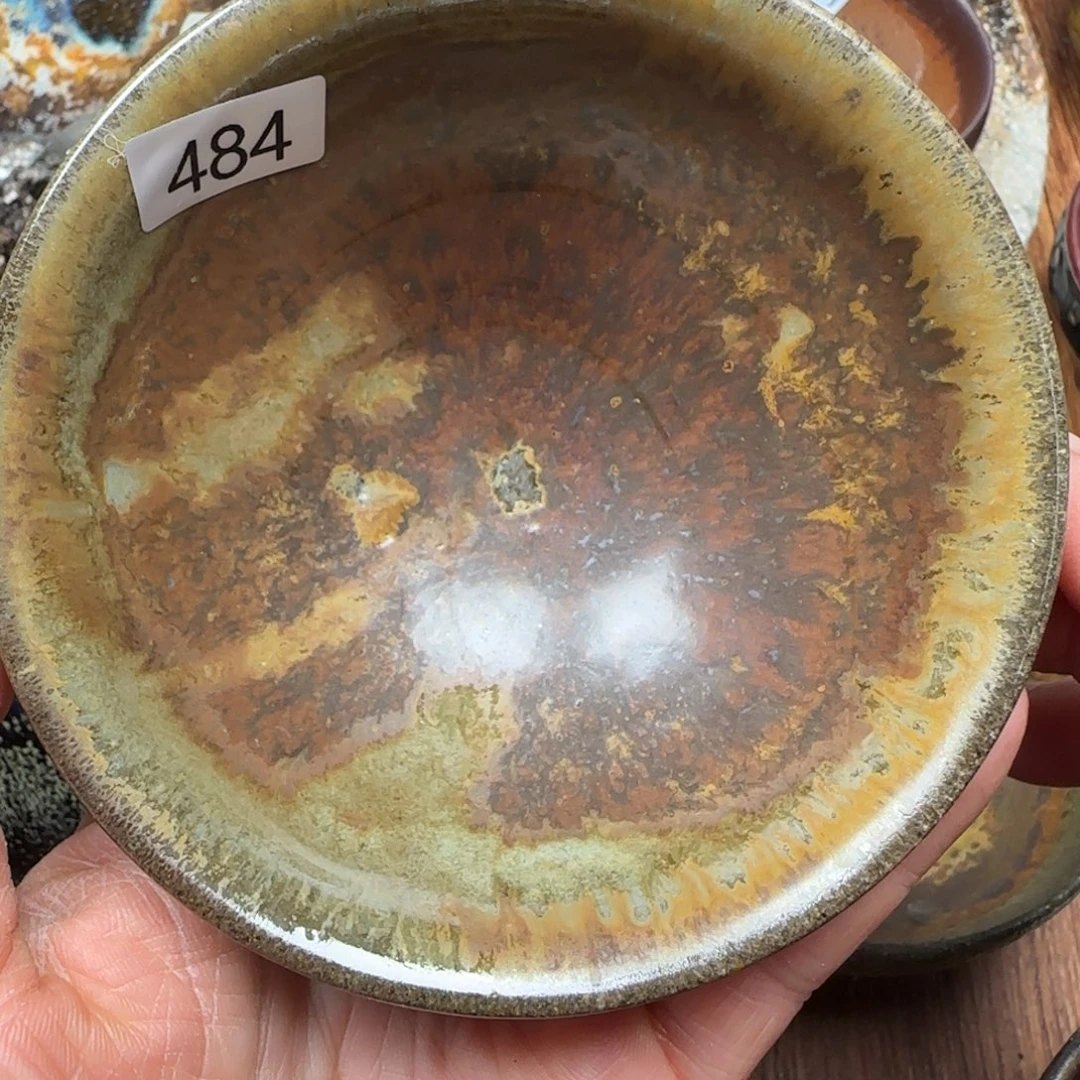 柴烧建盏茶盏茶杯484