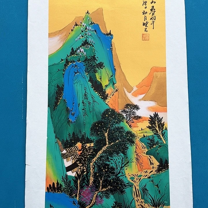 国画书法作品多次参加