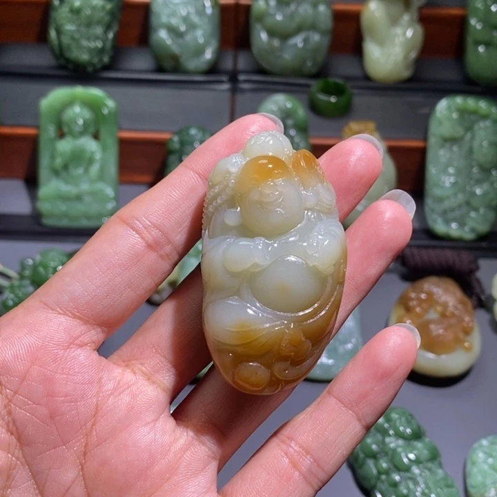 和田玉未镶嵌挂件用****0