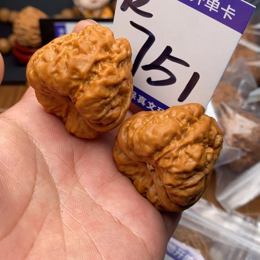 把件文玩核桃蛤蟆头39尺