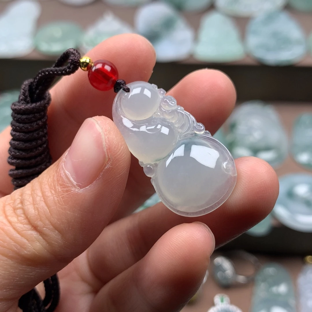 颈饰未镶嵌翡翠天然翡翠