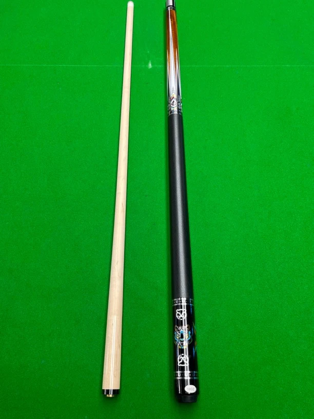 15mm大头1/2分体光把皮把台球杆适用于中式黑八美式九球