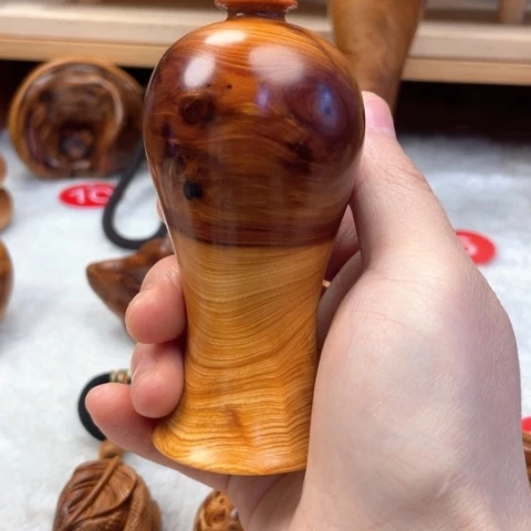 【闪购商品】柏木太行精品花瓶有陈化油线裂