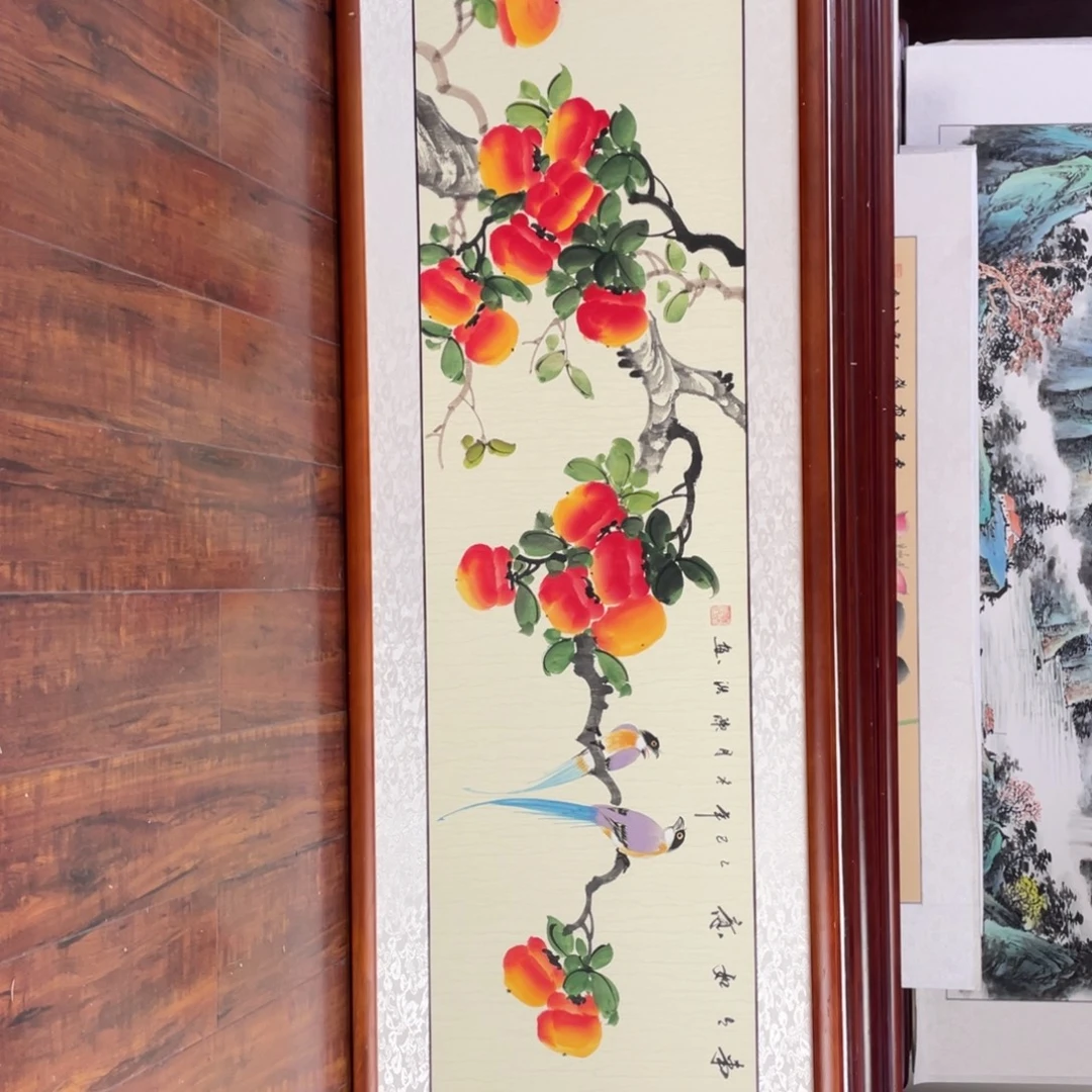 国画带框尺寸48*163厘米