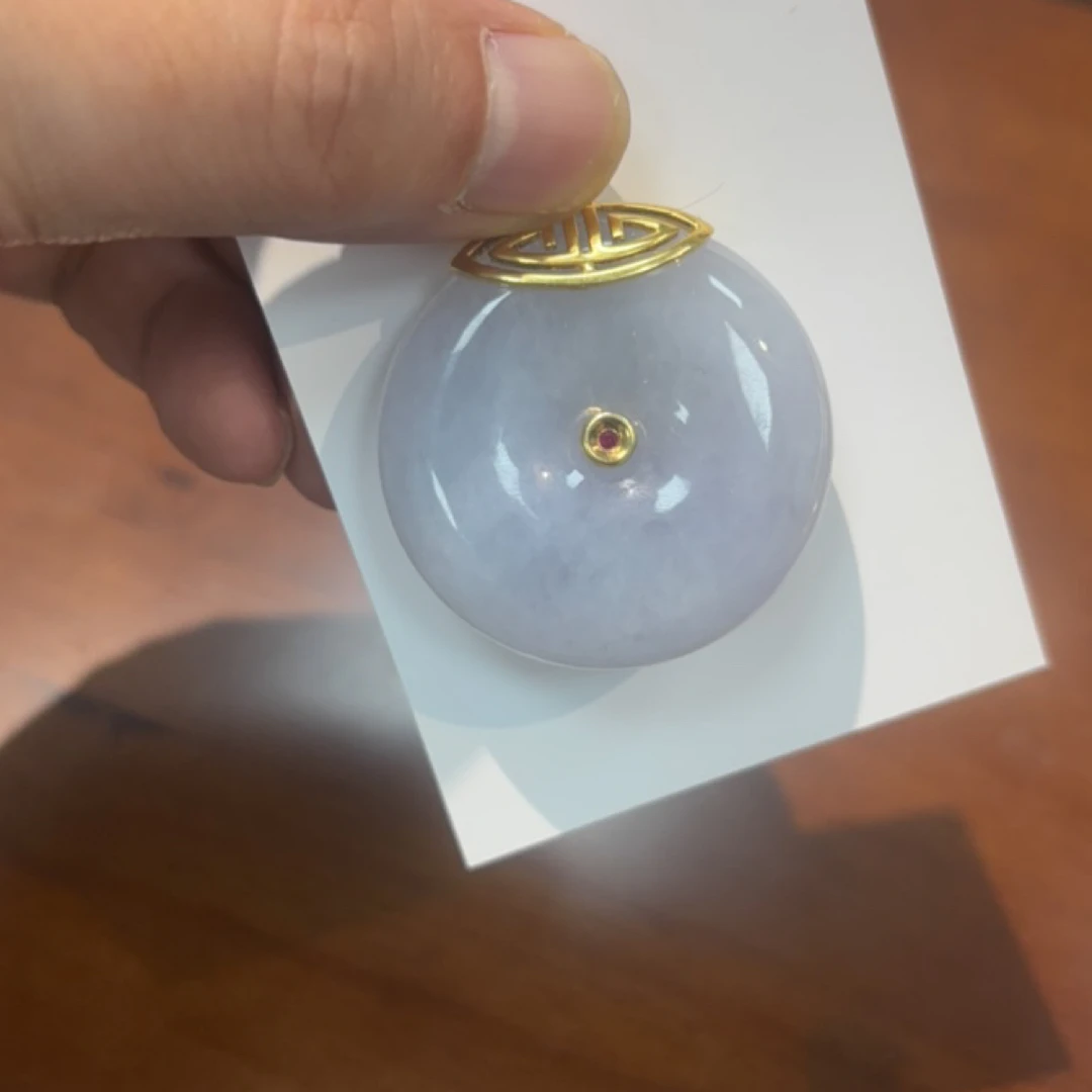 缅甸a货天然翡翠吊坠