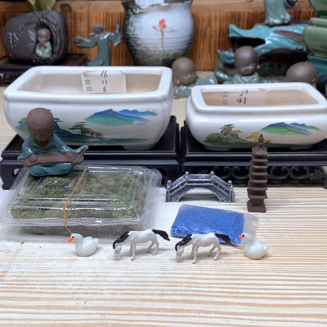 紫砂花盆陶瓷艺术花盆陶瓷