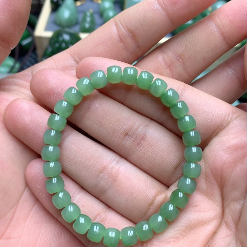 【闪购商品】和田玉（碧玉）手链未镶嵌