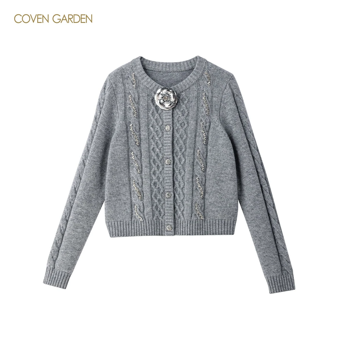 【哥文花园】编织毛针织衫毛衣CLA4036010