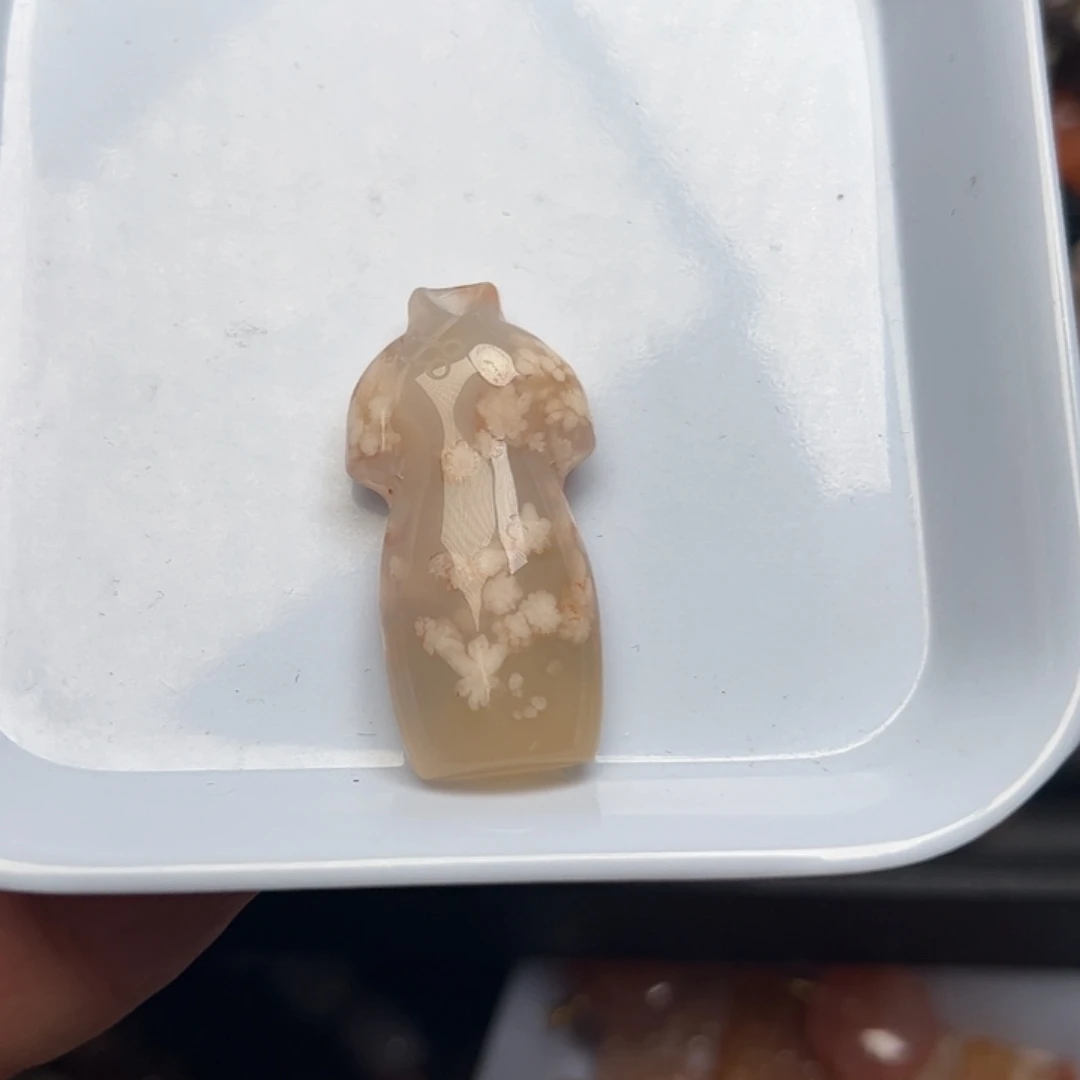 玛瑙/玉髓珠宝半成品未镶嵌憶*＾