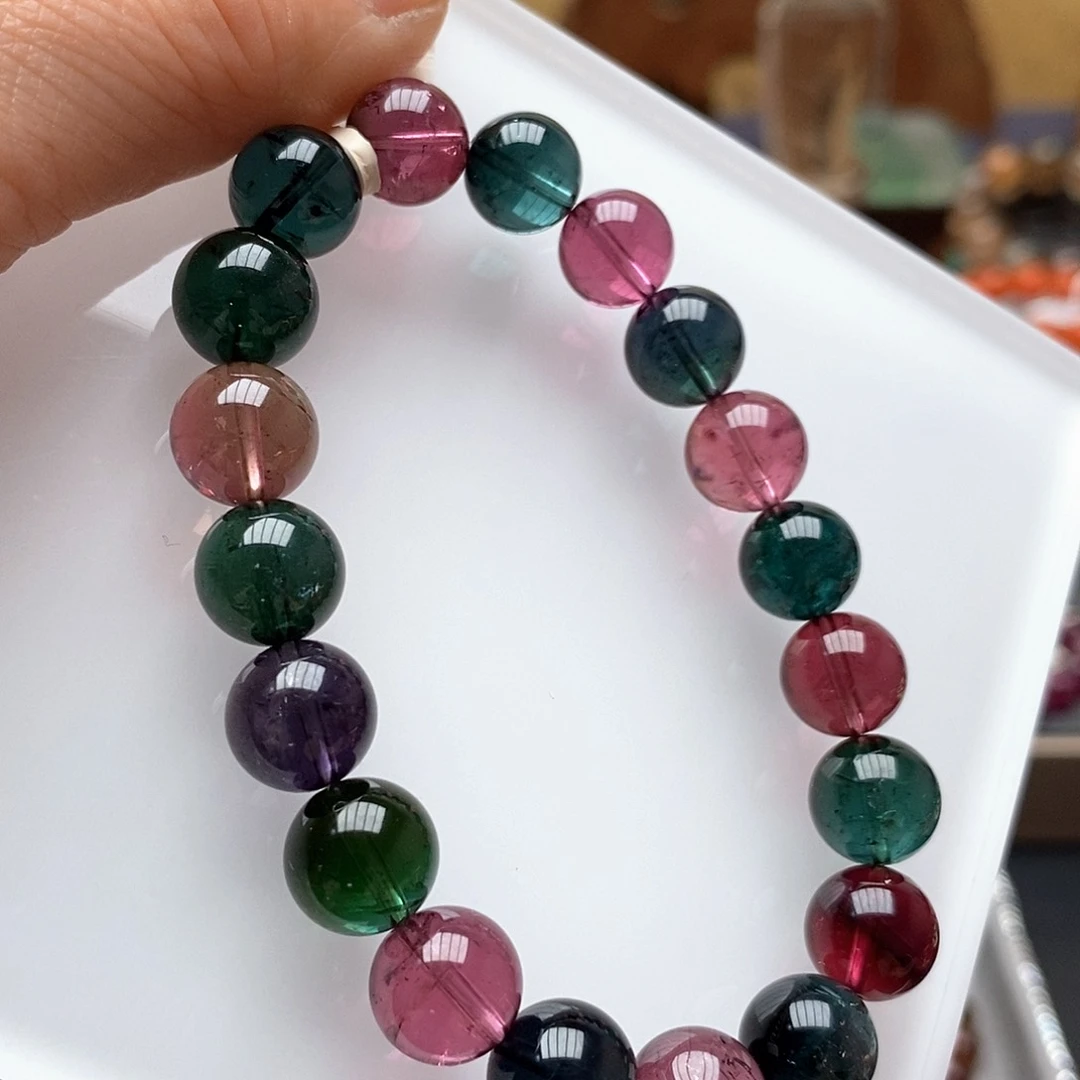 未镶嵌手链碧玺手链