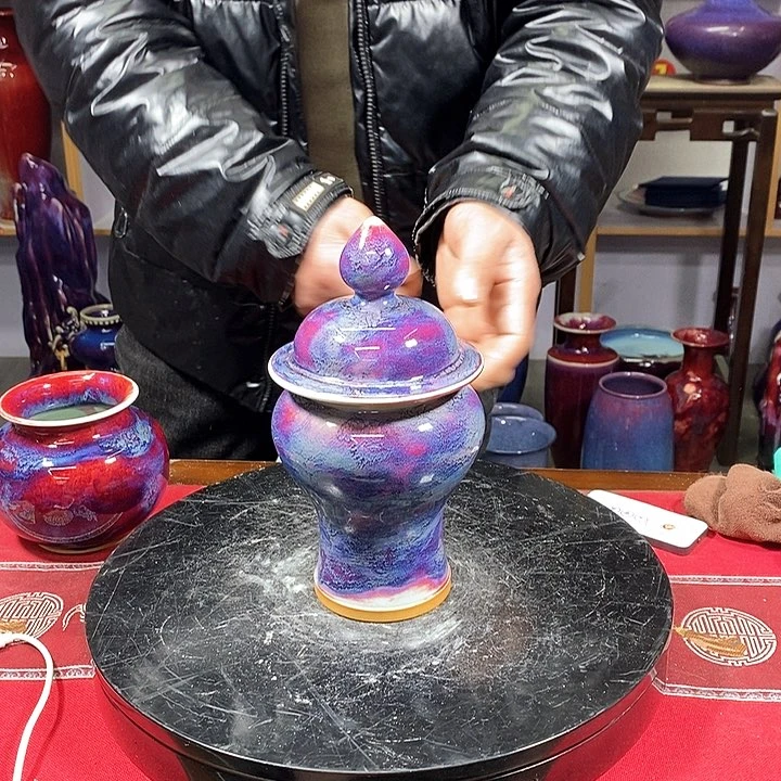 瓶卓****）中国神垕精品钧瓷