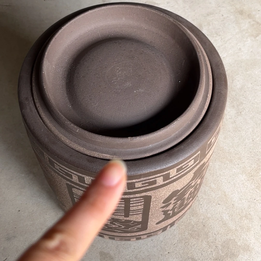 简***单茶叶罐紫砂微瑕不退不换