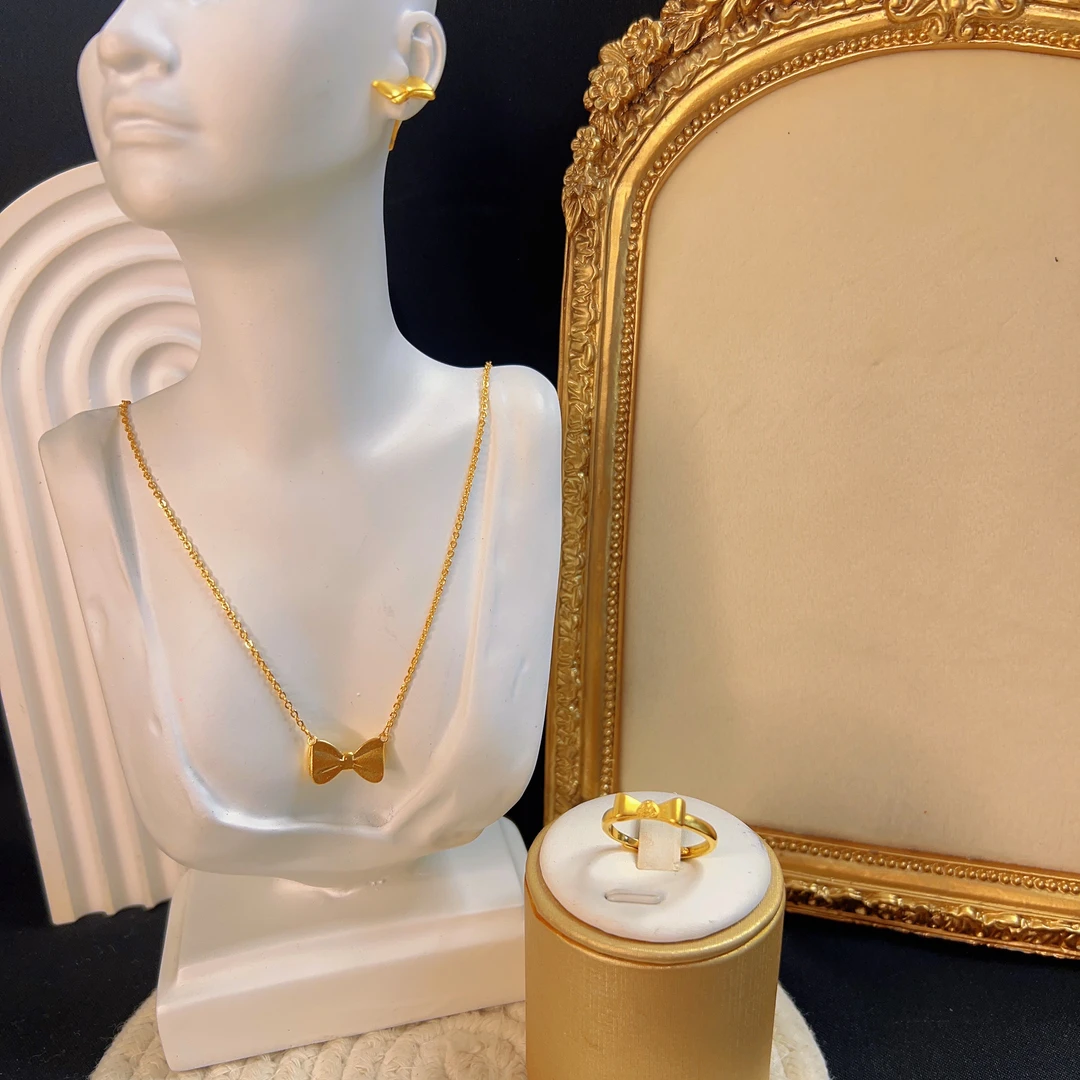 铜合金项链 哈尼西牧时尚百搭三件套#0008662