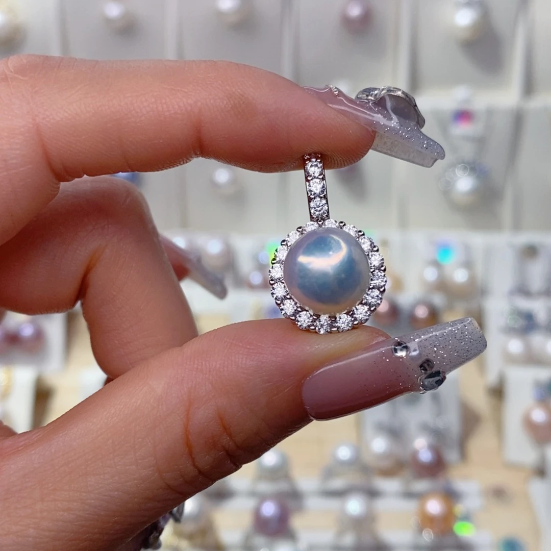 淡水珍珠未镶嵌吊坠(赠链)