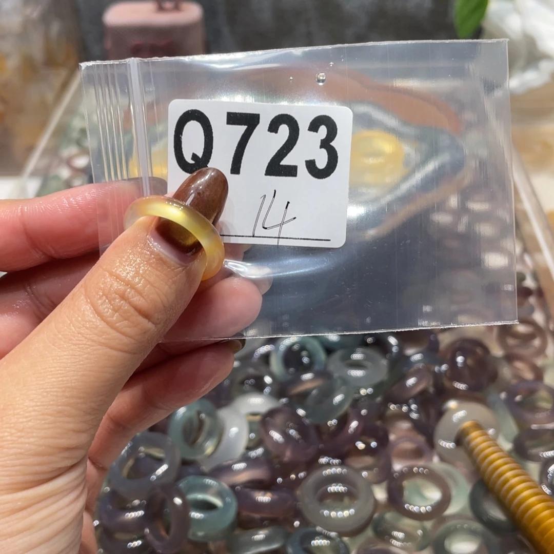 玛瑙/玉髓未镶嵌戒指723