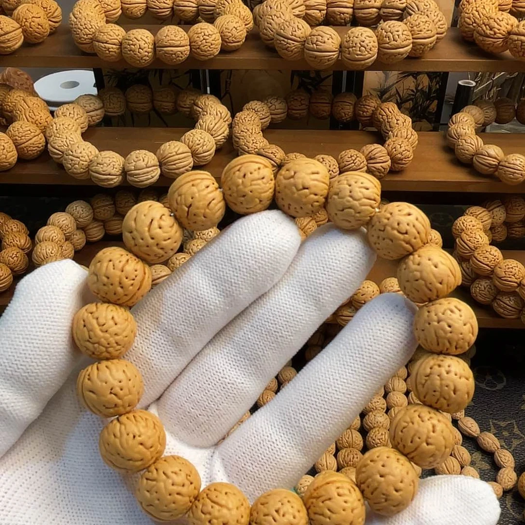 桃核吊坠野生小金丹手串