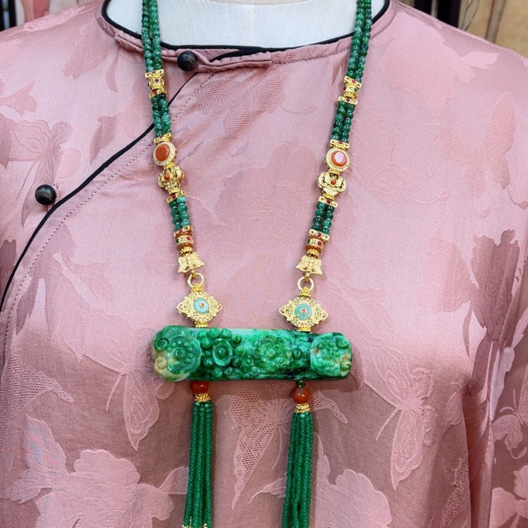 翡翠颈饰合金48小时鉴赏期