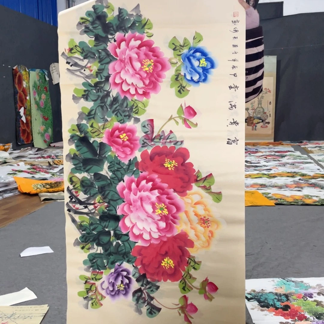 国画国画作品画心一张