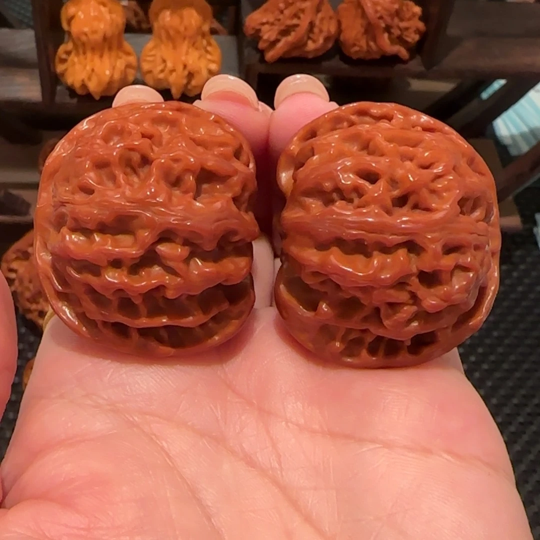 桃核把件苹果园40精品1098