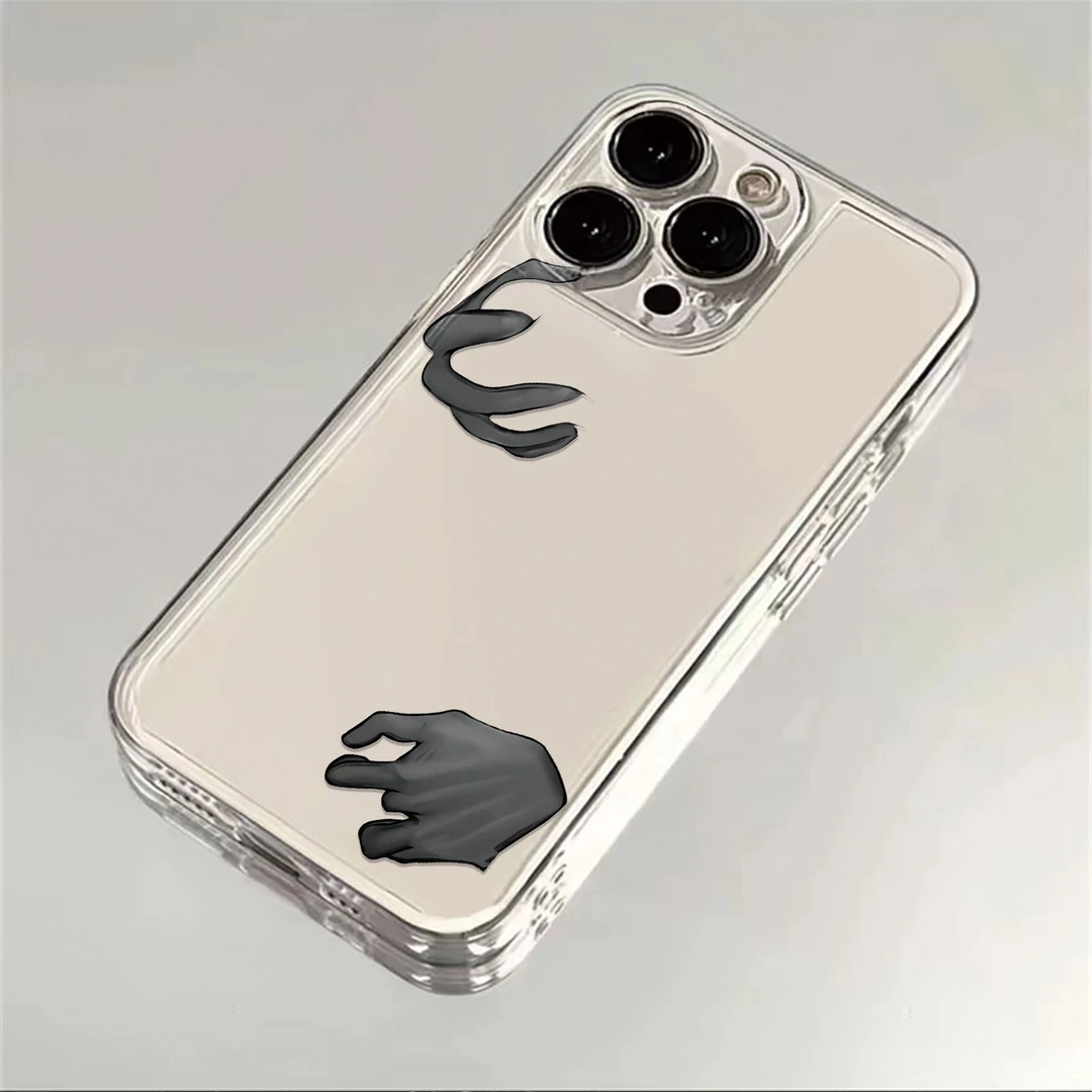 个性双手适用苹果iPhone15/16promax华为手机壳13/14太空壳12软壳