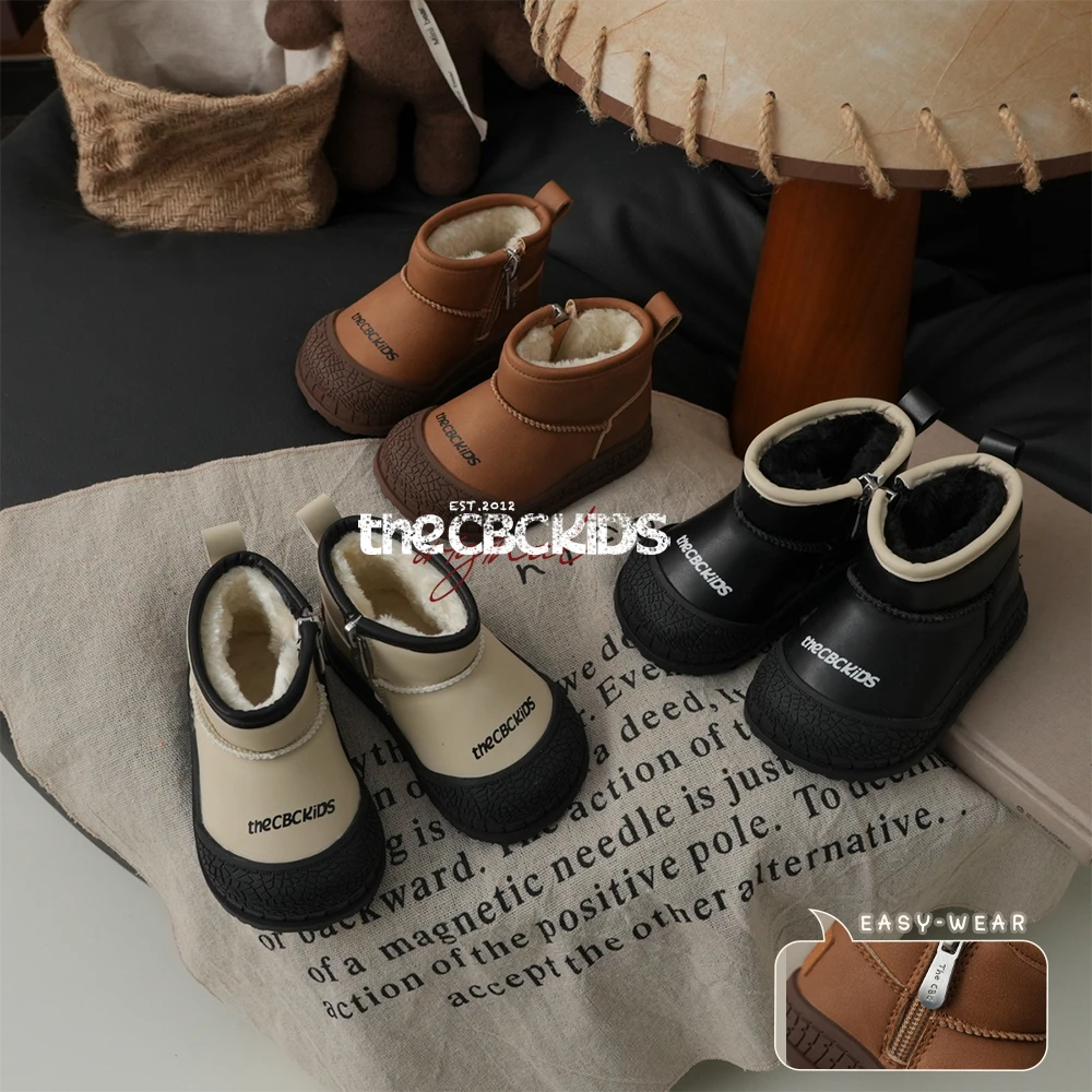 [抗水儿童雪地] 巴黎新勃肯靴冬男女童拉链249120