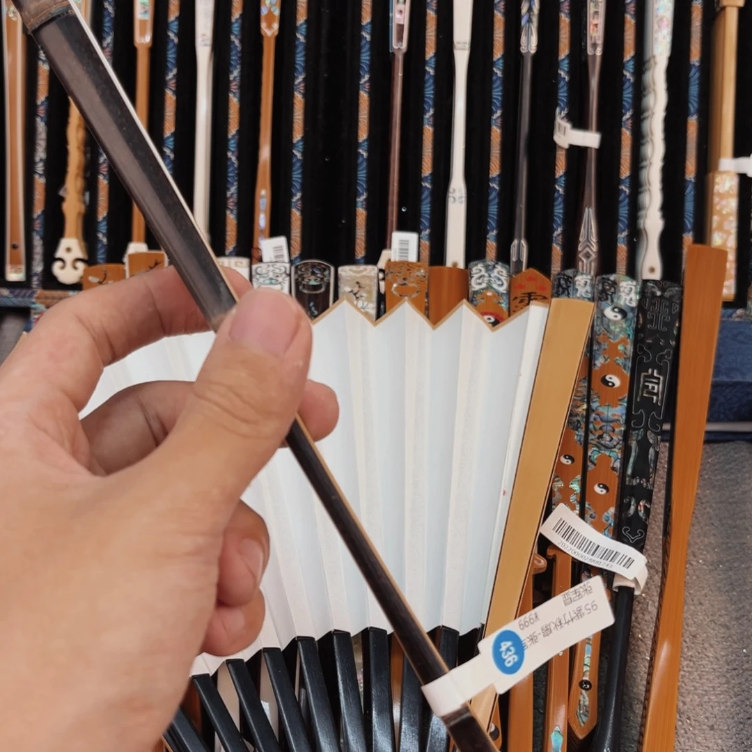.***扇子纯手工制作折扇