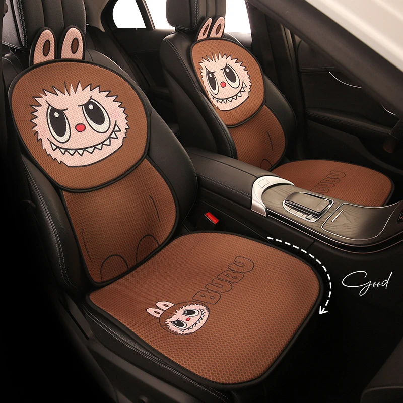 小丑娃卡通可爱女四季通用汽车坐垫 适用于奥迪A3 A4L A5L Q3 Q5l