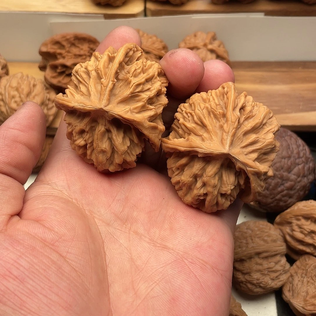 花***花文玩核桃吊坠三楞