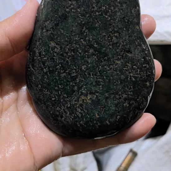 彩***桥有机玻璃藏玉药王石原石一个