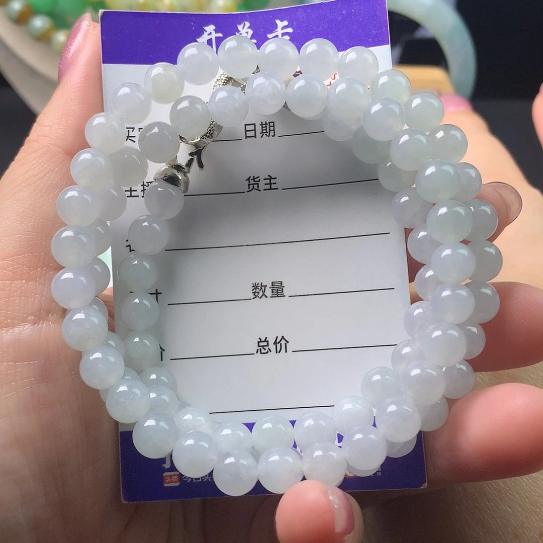 翡翠未镶嵌手链卡7