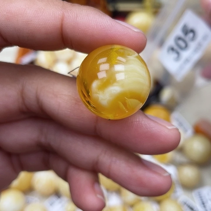 蜜蜡未镶嵌珠宝奇石粉22