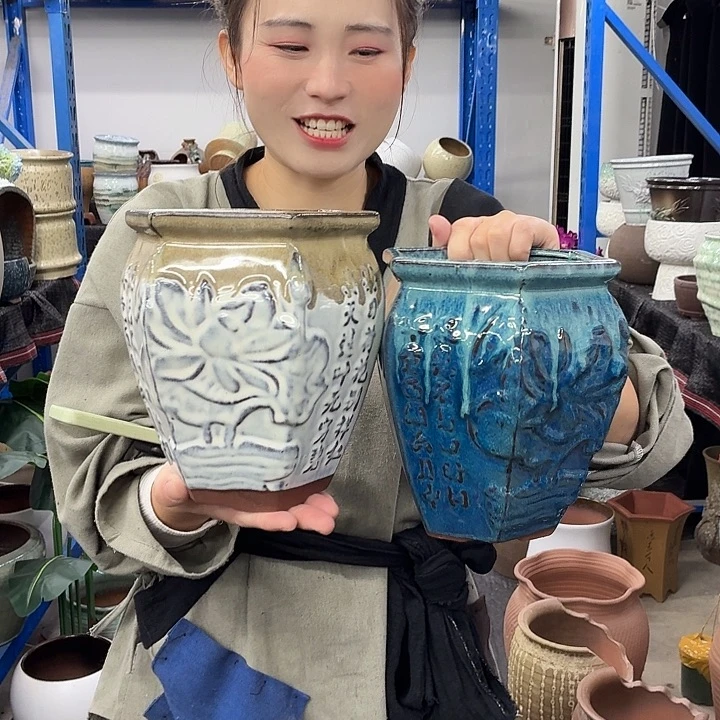 14+17 ×粗陶花盆有孔