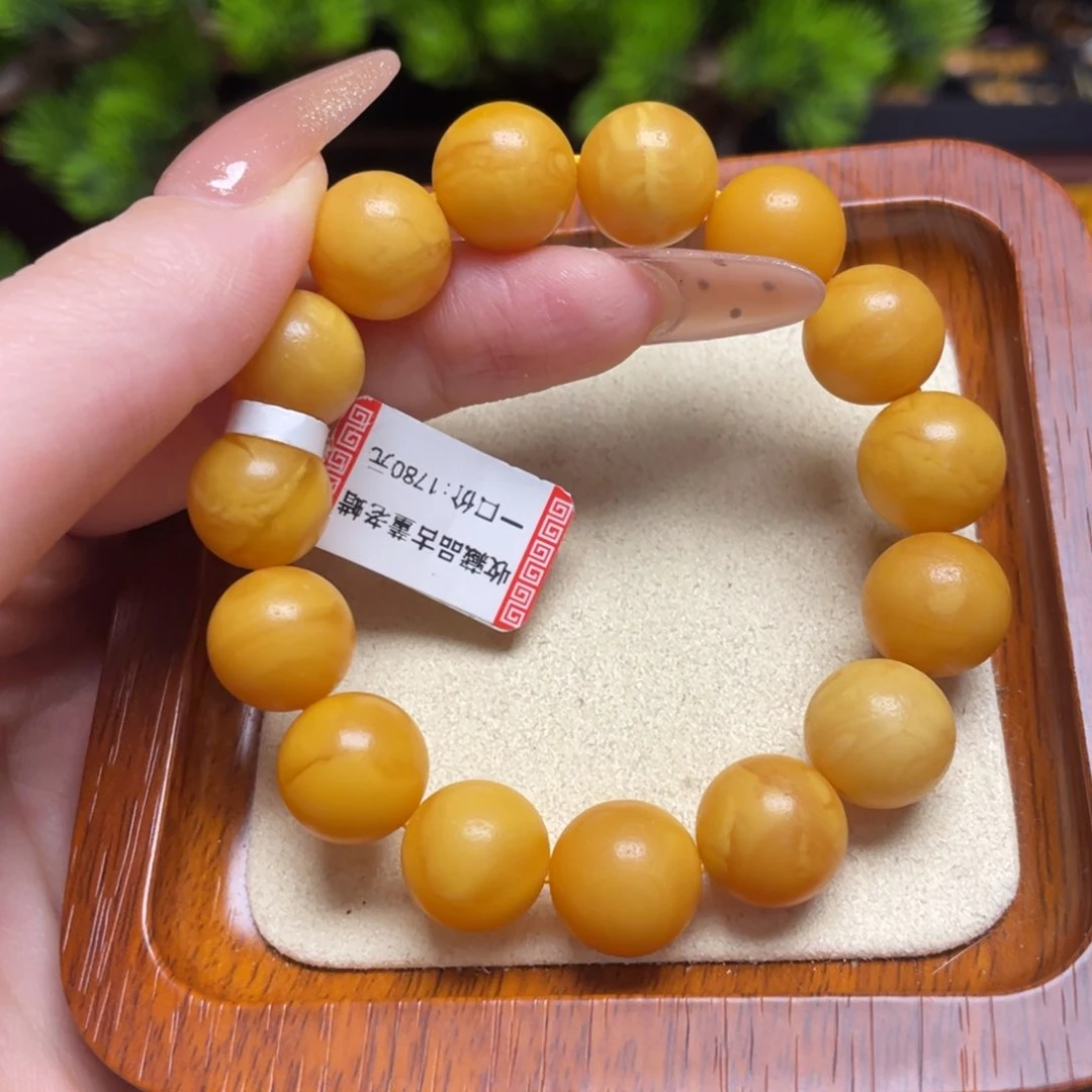 蜜蜡手链未镶嵌手串